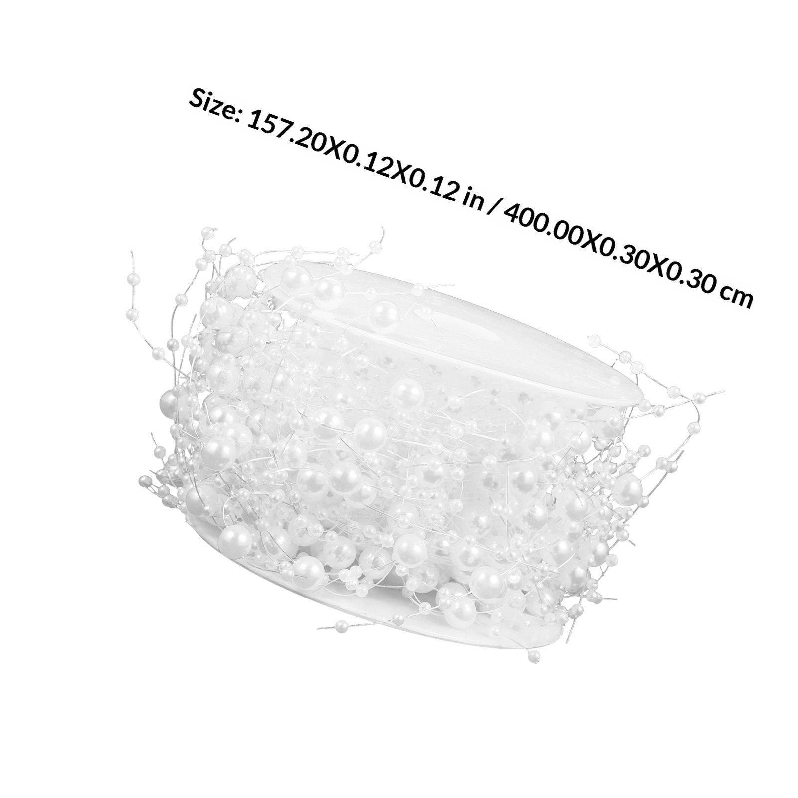 Pearl String for Vase Decorating Filler Artificial Pearl Beaded String DIY Bouquet Table Centerpiece Craft білий
Pearl String for Vase Decorating Filler Artificial Pearl Beaded String DIY Bouquet Table Centerpiece Craft білий