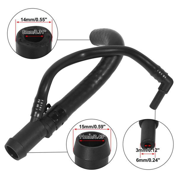 Black Rubber Water Pump Heating/Cooling Hose LR012636, 1 Piece None
Black Rubber Water Pump Heating/Cooling Hose LR012636, 1 Piece None