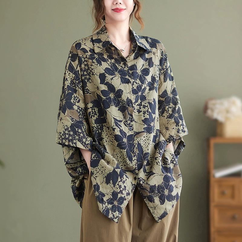 DIMANAF 2024 Plus Size Новая летняя блузка из хлопка и льна, модная женская повседневная рубашка с коротким рукавом и цветочным принтом, свободные топы, футболки One Size
DIMANAF 2024 Plus Size Новая летняя блузка из хлопка и льна, модная женская повседневная рубашка с коротким рукавом и цветочным принтом, свободные топы, футболки One Size