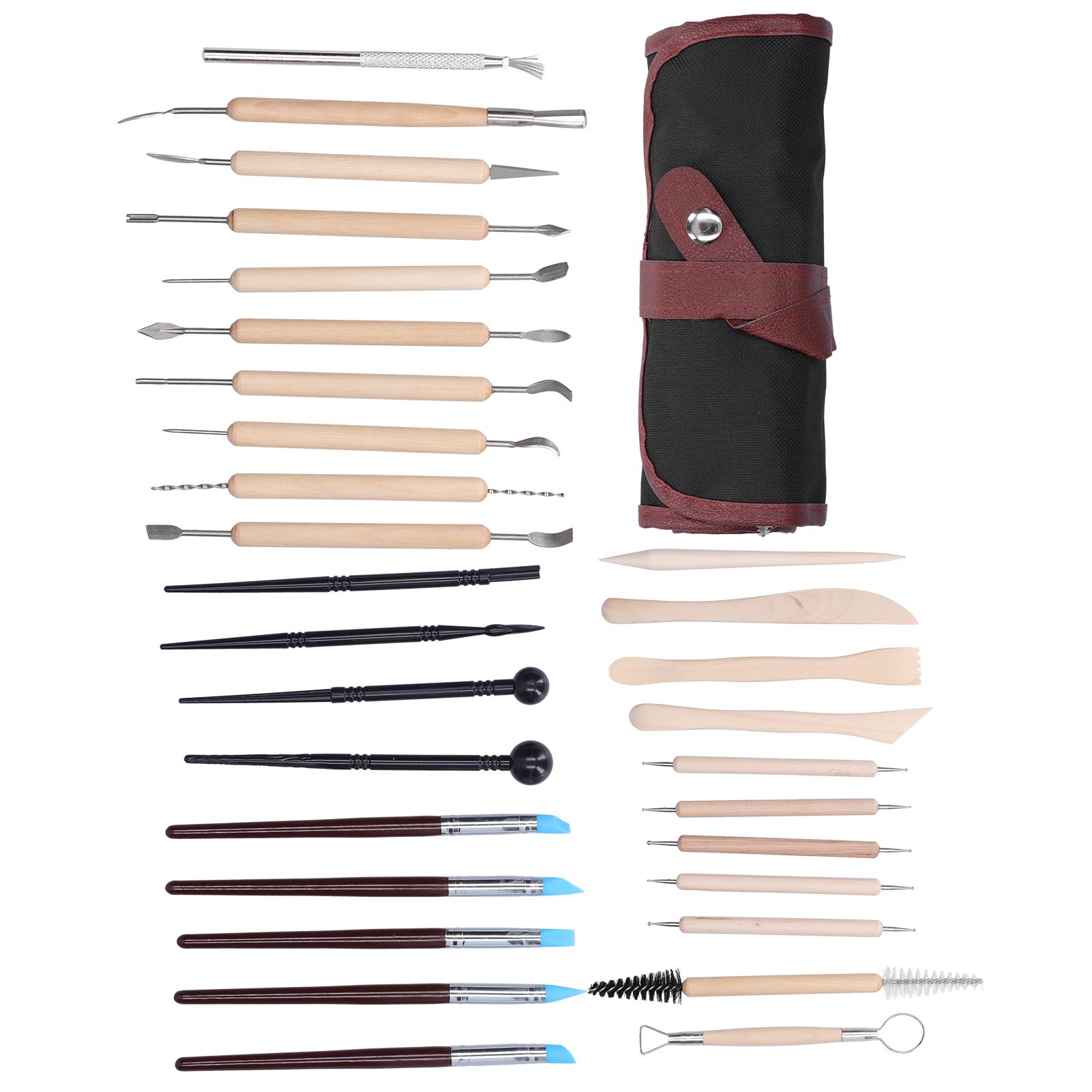 30Pcs Pottery Tools Point Drill Pen Carving Knife Soft Clay Repairing Clay Making Supplies
30Pcs Pottery Tools Point Drill Pen Carving Knife Soft Clay Repairing Clay Making Supplies