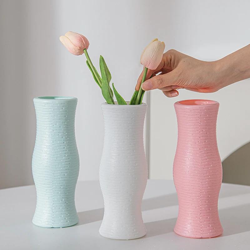 Ins Flower Vase Decorative Plant Pot Vase Decoration Home Vase for Flower Plastic Hydroponic Bottle Room Decor Decoration Maison
Ins Flower Vase Decorative Plant Pot Vase Decoration Home Vase for Flower Plastic Hydroponic Bottle Room Decor Decoration Maison
