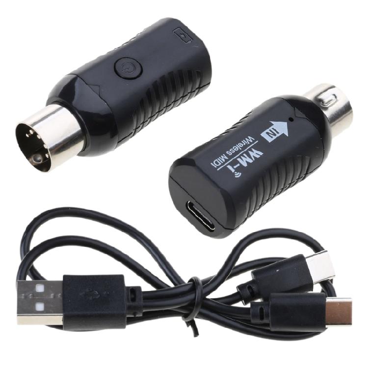 Low Latency Wireless MIDI Adaptor 2.4G MIDI Wireless Guitar System Sound Receiver Transmitter for Electric Guitar 1 чорний
Low Latency Wireless MIDI Adaptor 2.4G MIDI Wireless Guitar System Sound Receiver Transmitter for Electric Guitar 1 чорний
