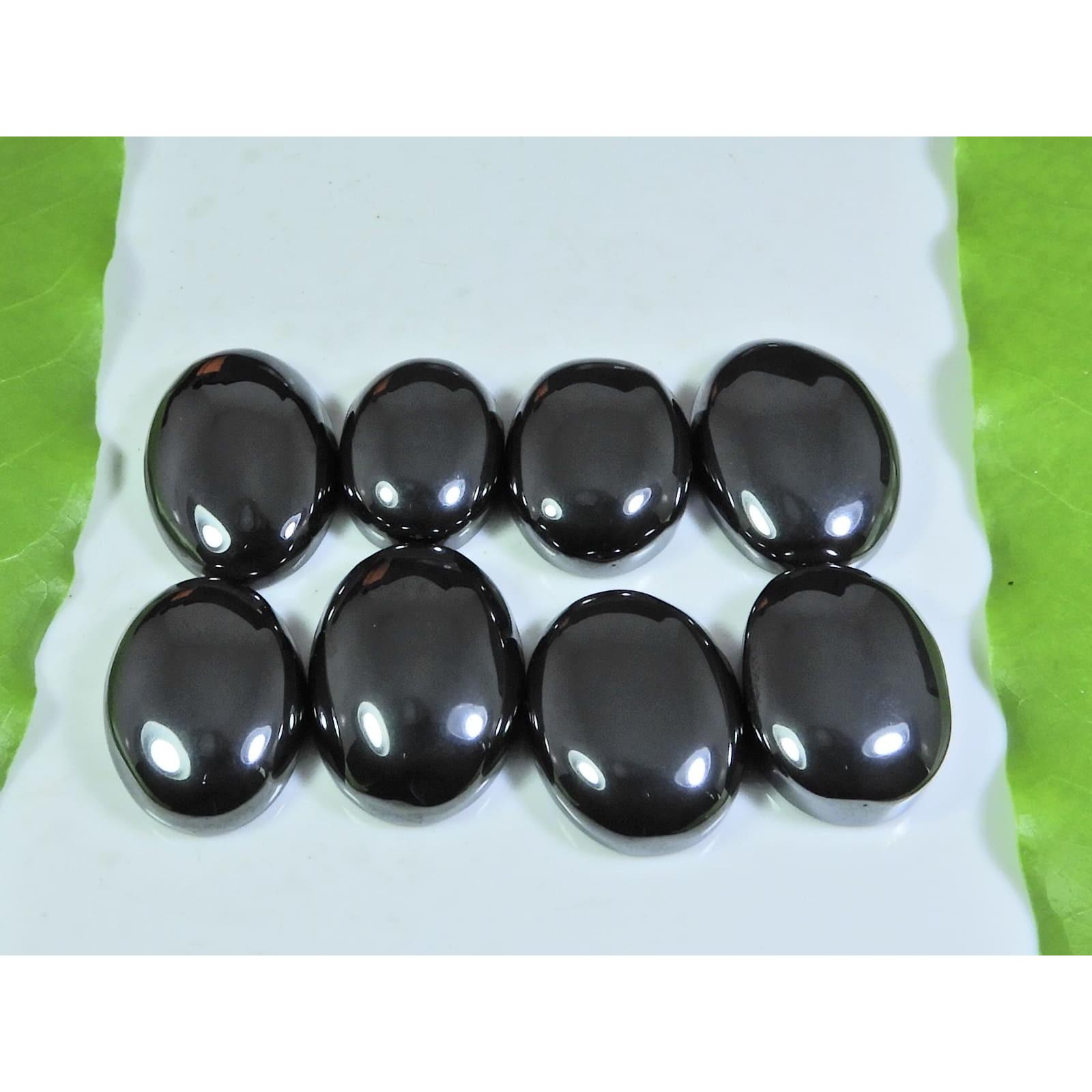 348Cts. Натуральный гематит овальный кабошон россыпью 8 шт. лот 14X19-18X24 мм A-301
348Cts. Натуральный гематит овальный кабошон россыпью 8 шт. лот 14X19-18X24 мм A-301