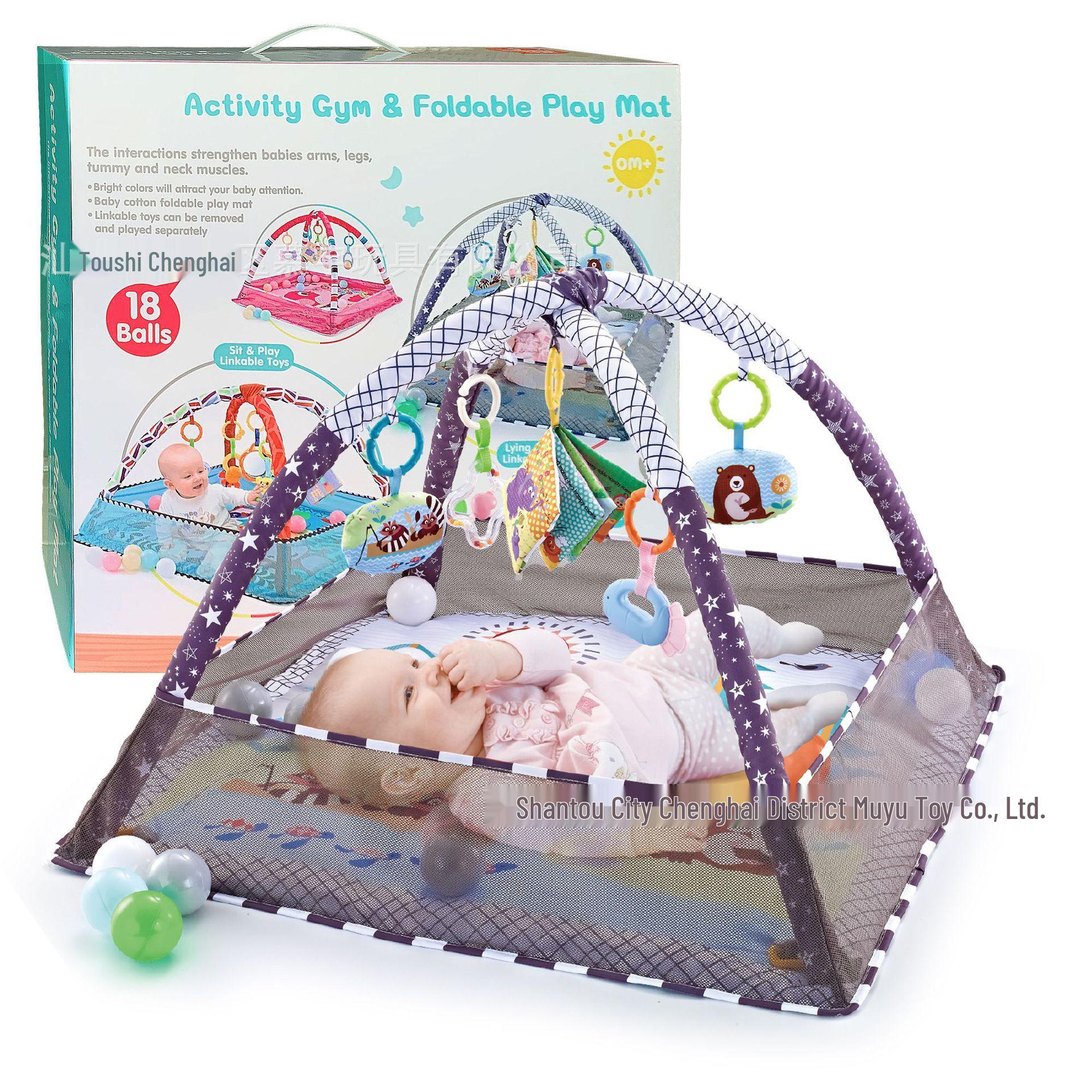 Multifunctional Baby Gym Frame & Playpen with Ocean Ball Toys and Crawling Mat (0-24 Months) сірий колір
Multifunctional Baby Gym Frame & Playpen with Ocean Ball Toys and Crawling Mat (0-24 Months) сірий колір