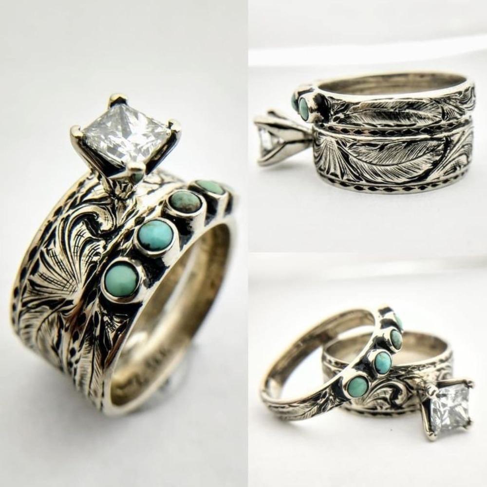 Vintage Thai Silver Ladies Couple Ring Ethnic Style Engraved Floral Jewelry no. 10
Vintage Thai Silver Ladies Couple Ring Ethnic Style Engraved Floral Jewelry no. 10