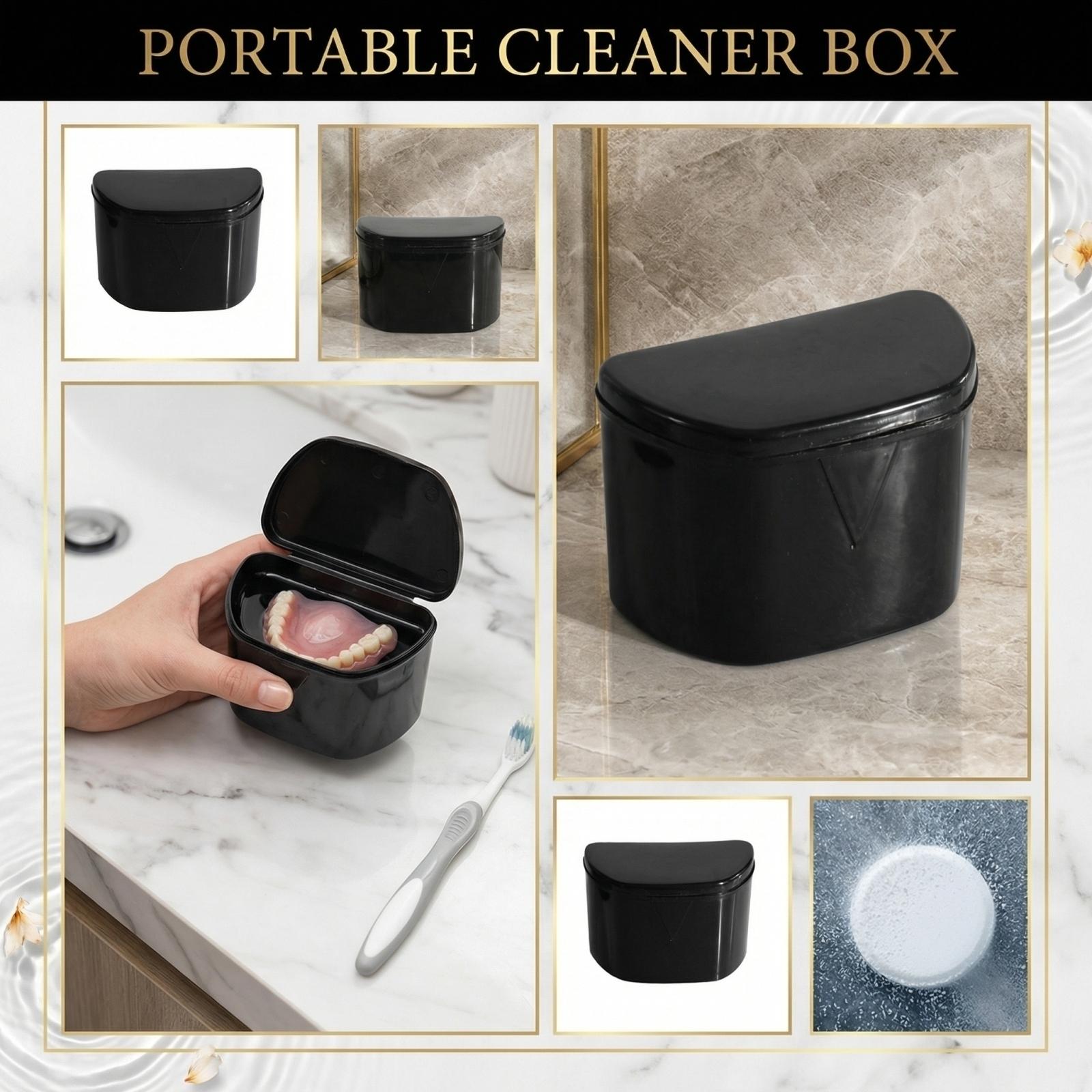 Portable Braces Cleaning Box Denture Cleaner Portable Teeth Box One Size чёрный
Portable Braces Cleaning Box Denture Cleaner Portable Teeth Box One Size чёрный