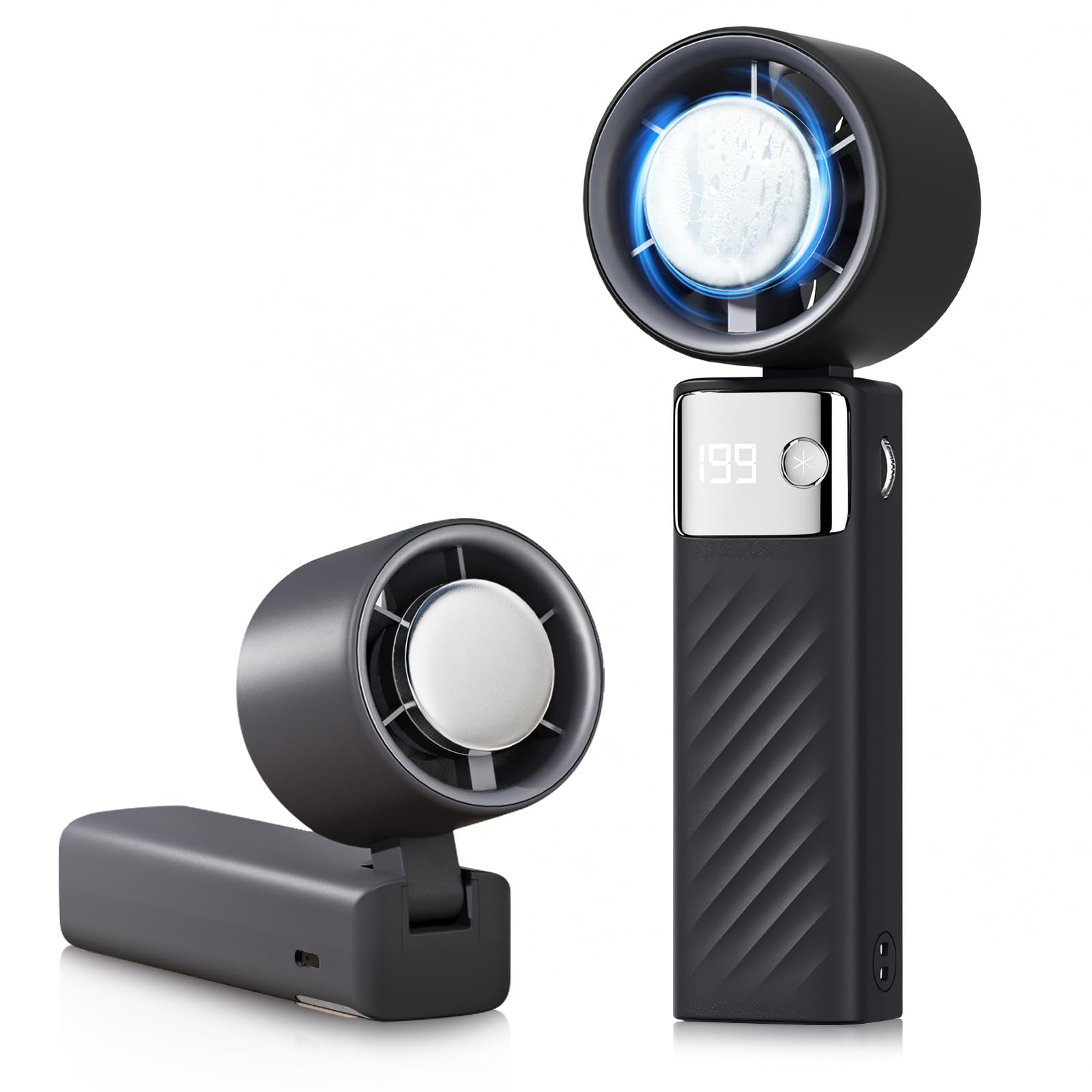 Sedrick Handheld Portable Cooling Cooling Small Fan Cooling Function Stepless Airflow Adjustment LED 3600mAh Large Hours of Rechargeable USB Powerful
Sedrick Handheld Portable Cooling Cooling Small Fan Cooling Function Stepless Airflow Adjustment LED 3600mAh Large Hours of Rechargeable USB Powerful