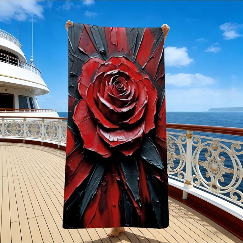 1pc, Red Rose,Floral, 3D Floral,Red and Black Rose Print,Christmas Tree Skirt, Christmas Tree Beach Towel, Ultra-soft Microfiber W30*H60(CM)
1pc, Red Rose,Floral, 3D Floral,Red and Black Rose Print,Christmas Tree Skirt, Christmas Tree Beach Towel, Ultra-soft Microfiber W30*H60(CM)