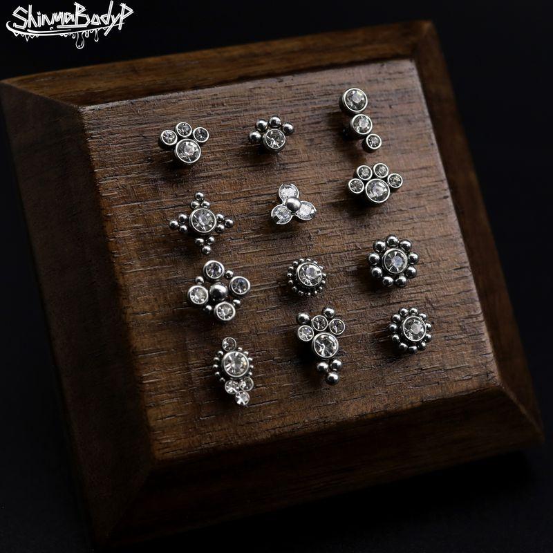 Shinma 16G Internal Thread Titanium Steel Rhinestone Labret Stud Earrings Ear Bone Stud Fashion Elegant Stylish Piercing Jewelry Rod Length Can Be Changed to 6/10/12/14
Shinma 16G Internal Thread Titanium Steel Rhinestone Labret Stud Earrings Ear Bone Stud Fashion Elegant Stylish Piercing Jewelry Rod Length Can Be Changed to 6/10/12/14
