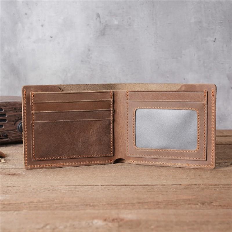 1120 Retro Casual Cowhide Men s Wallet With Multi-card Positions. Genuine Leather Short Money Card Bag 11x9x2cm
1120 Retro Casual Cowhide Men s Wallet With Multi-card Positions. Genuine Leather Short Money Card Bag 11x9x2cm