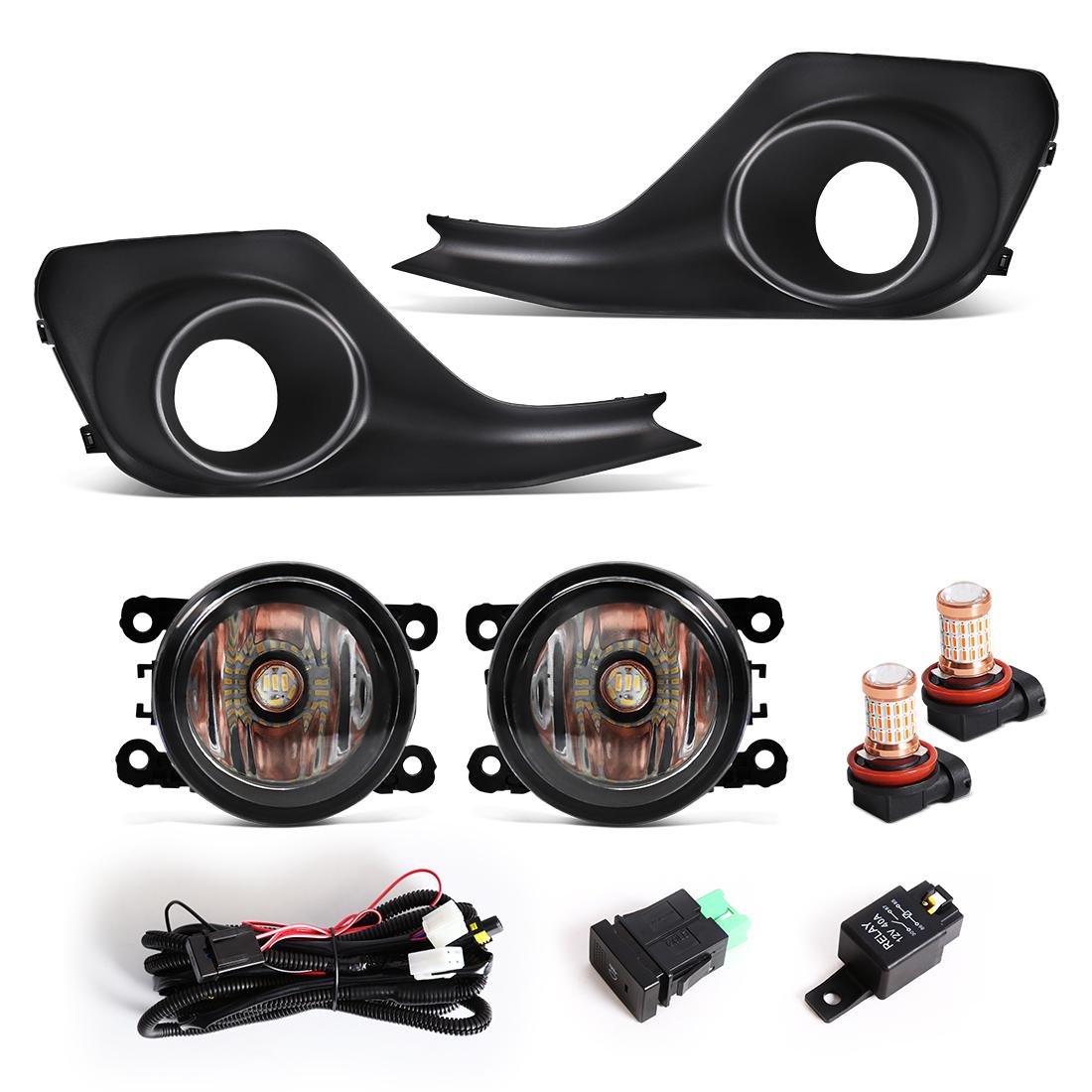 Fog Lamp For Suzuki Swift 2018 LED Foglights Front Bumper Fog Lamp Assembly Halogen Bulb with Cover Grill Bezel Kit 12V LED Yellow
Fog Lamp For Suzuki Swift 2018 LED Foglights Front Bumper Fog Lamp Assembly Halogen Bulb with Cover Grill Bezel Kit 12V LED Yellow