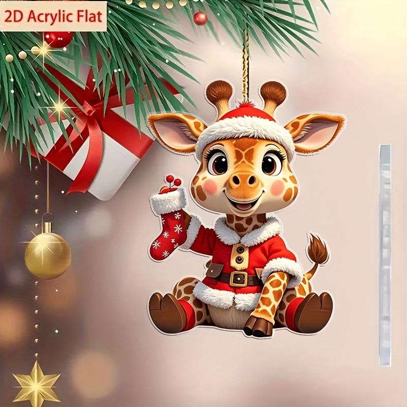 2D Flat, 1pc Cute Giraffe Acrylic Ornament - Christmas, Halloween, New Year, No Power Hanging Decoration, Indoor/Outdoor Holiday Home Decor, Exquisite 1pc
2D Flat, 1pc Cute Giraffe Acrylic Ornament - Christmas, Halloween, New Year, No Power Hanging Decoration, Indoor/Outdoor Holiday Home Decor, Exquisite 1pc