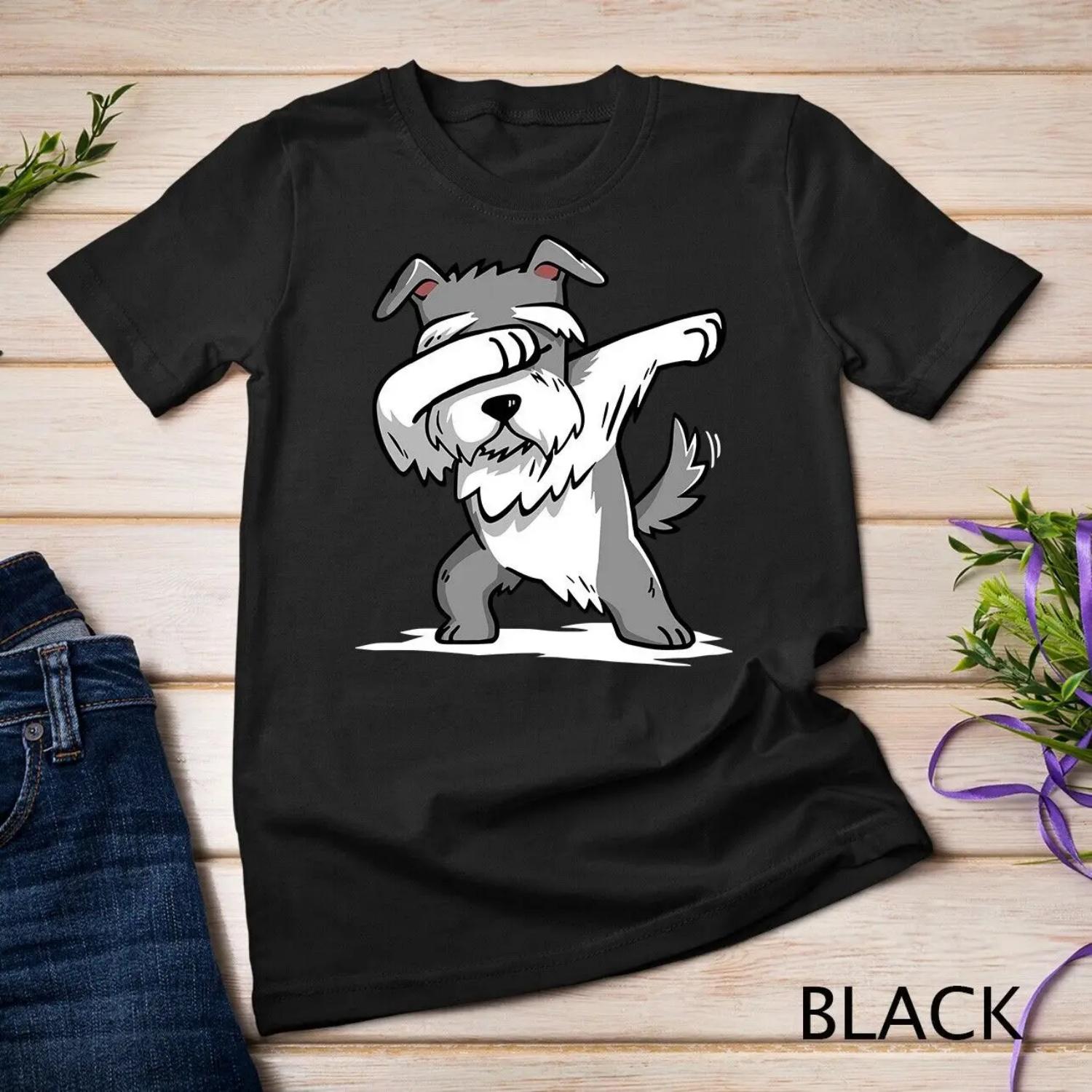 Dabbing Miniature Schnauzer T Shirt Dab Dance Dog XXXXXL чорний
Dabbing Miniature Schnauzer T Shirt Dab Dance Dog XXXXXL чорний