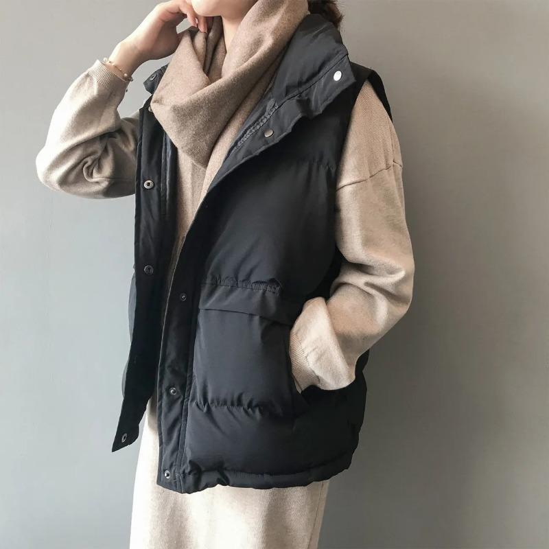 cotton clothes, vest women s short thickened loose vest, autumn and winter new student style fashion vest S (recommended under 49kg)
cotton clothes, vest women s short thickened loose vest, autumn and winter new student style fashion vest S (recommended under 49kg)