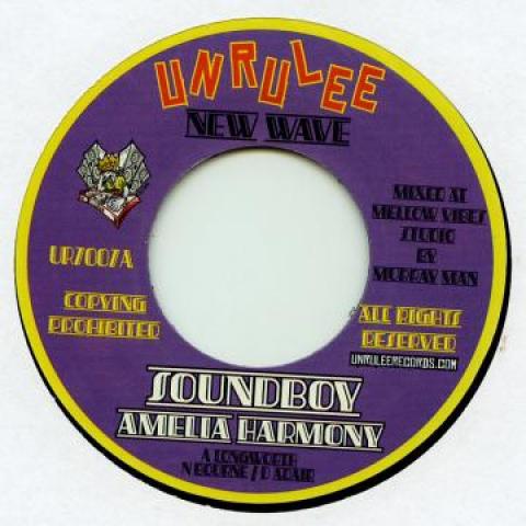 7inch Record AMELIA HARMONY - Soundboy / Dub UR7007 Unrulee Records 2016 UK Reggae, Ska & Dub
7inch Record AMELIA HARMONY - Soundboy / Dub UR7007 Unrulee Records 2016 UK Reggae, Ska & Dub