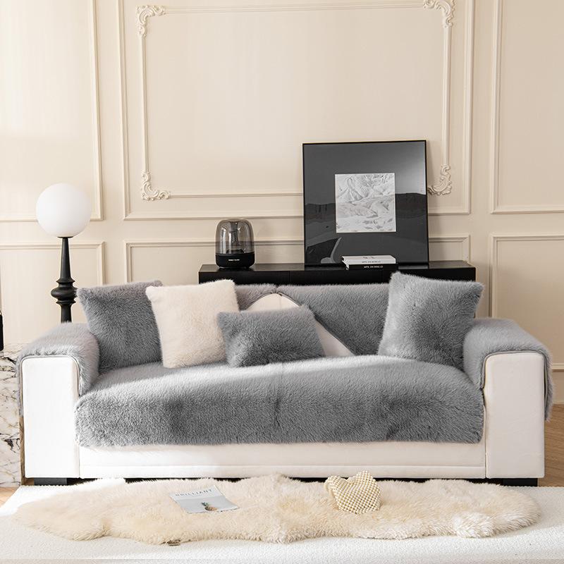 French Mink Fleece Sofa Cushion, Warm And Non-Slip Seat Cushion In Winter, Advanced Feeling Thickened Plush Sofa Cover Cushion 70*70cm
French Mink Fleece Sofa Cushion, Warm And Non-Slip Seat Cushion In Winter, Advanced Feeling Thickened Plush Sofa Cover Cushion 70*70cm