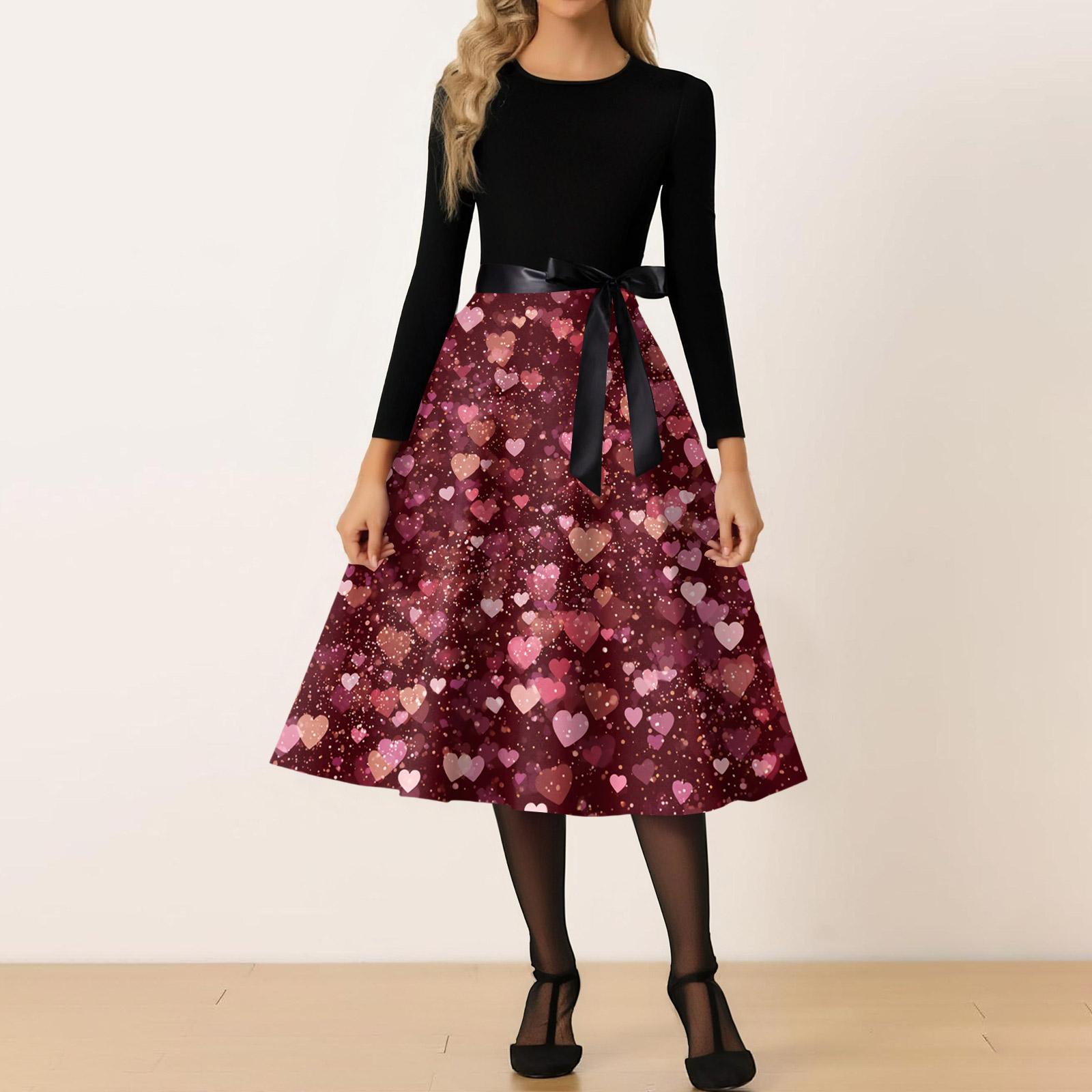 Women s Casual Fashion Round Neck Valentine s Day Printed Retro Dress XXXXXL синій
Women s Casual Fashion Round Neck Valentine s Day Printed Retro Dress XXXXXL синій