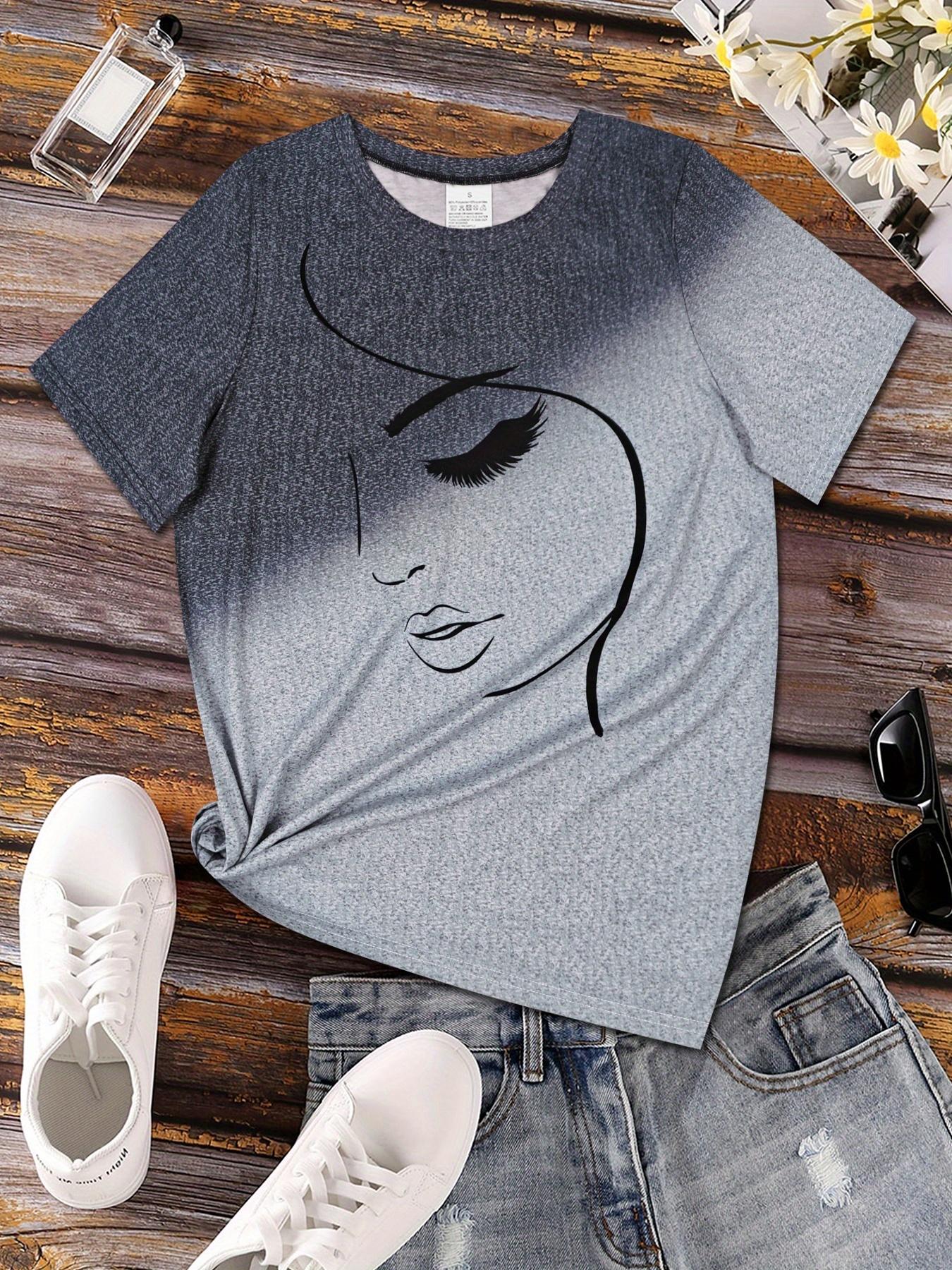 2D Printed Elegant Vacation Abstract Portrait Gradient Graphic Full-Print Breathable Round-Neck Short-Sleeve T-Shirt Casual Shirt Summer New Women S S S дубильна кора
2D Printed Elegant Vacation Abstract Portrait Gradient Graphic Full-Print Breathable Round-Neck Short-Sleeve T-Shirt Casual Shirt Summer New Women S S S дубильна кора