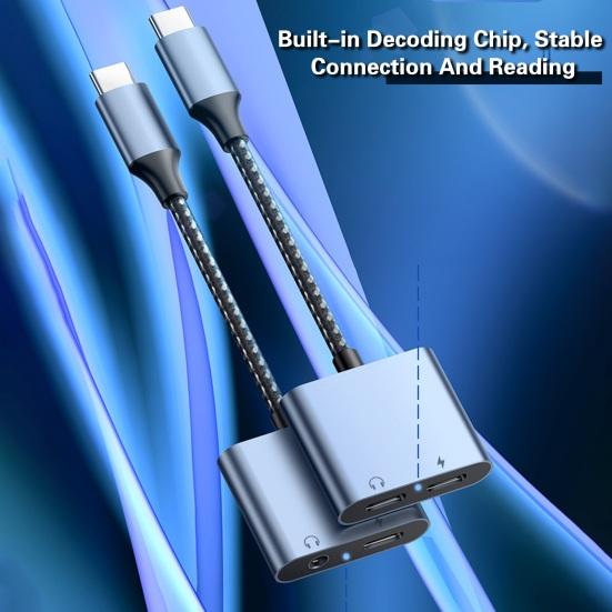 Universal Audio Adapter with 3.5mm Jack Low Latency Driver Free Plug-And-Play Type-C Adapter Converter Phone Supplies
Universal Audio Adapter with 3.5mm Jack Low Latency Driver Free Plug-And-Play Type-C Adapter Converter Phone Supplies