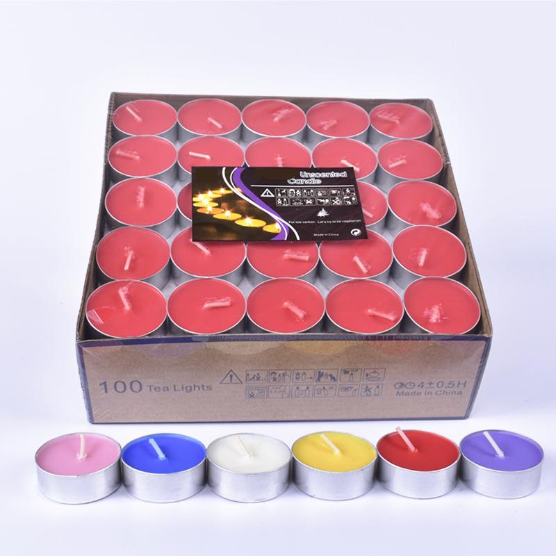 Smokeless 4-Hour Tea Lights: 100-Piece Set for Warming, Heating, and Aromatherapy in Hotels and KTV. Standard
Smokeless 4-Hour Tea Lights: 100-Piece Set for Warming, Heating, and Aromatherapy in Hotels and KTV. Standard