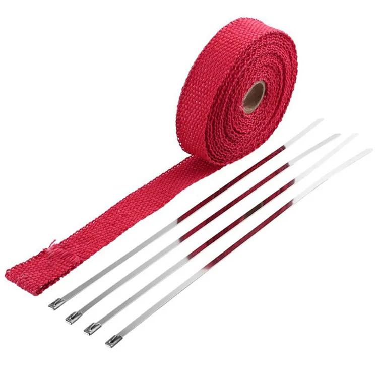 5СМ*5М Титановая термолента для выхлопной системы Стекловолокно Мотоциклетная выхлопная термолента Глушитель Теплоизоляционная лента с хомутами из нержавеющей стали Мотоаксессуары красный
5СМ*5М Титановая термолента для выхлопной системы Стекловолокно Мотоциклетная выхлопная термолента Глушитель Теплоизоляционная лента с хомутами из нержавеющей стали Мотоаксессуары красный