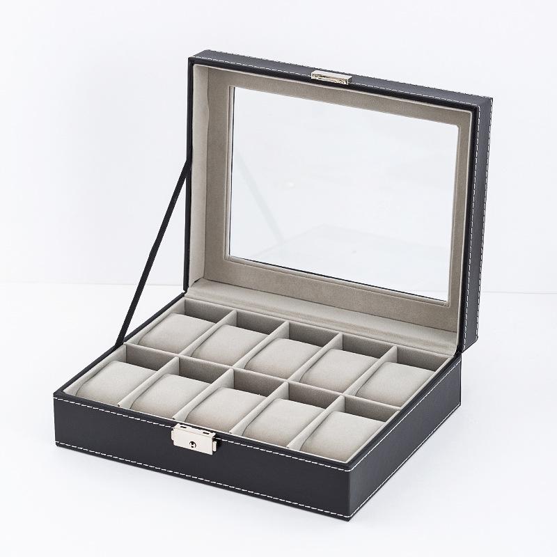 Кожаный дисплей-кейс для хранения 10 часов
Кожаный дисплей-кейс для хранения 10 часов