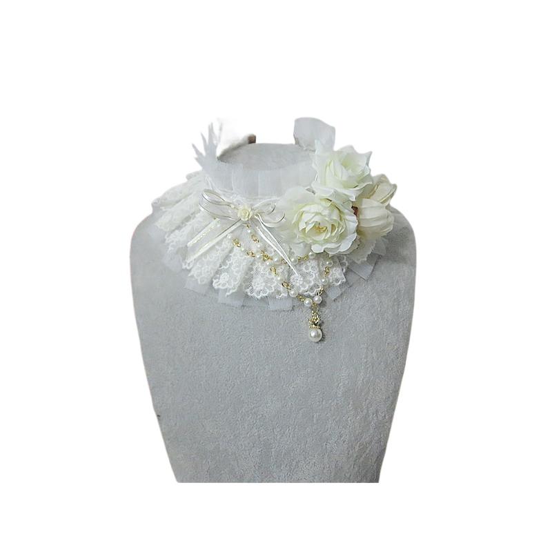 Lolita Original Fairy Gorgeous chokers Flower Wedding Versatile Lolita Bow Lace Necklace Collar Neck Accessories
Lolita Original Fairy Gorgeous chokers Flower Wedding Versatile Lolita Bow Lace Necklace Collar Neck Accessories