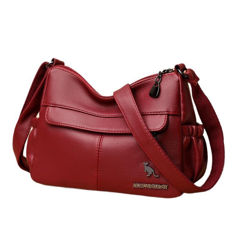 Simple shoulder bag soft leather women s large-capacity messenger bag 25*10*18 синій
Simple shoulder bag soft leather women s large-capacity messenger bag 25*10*18 синій