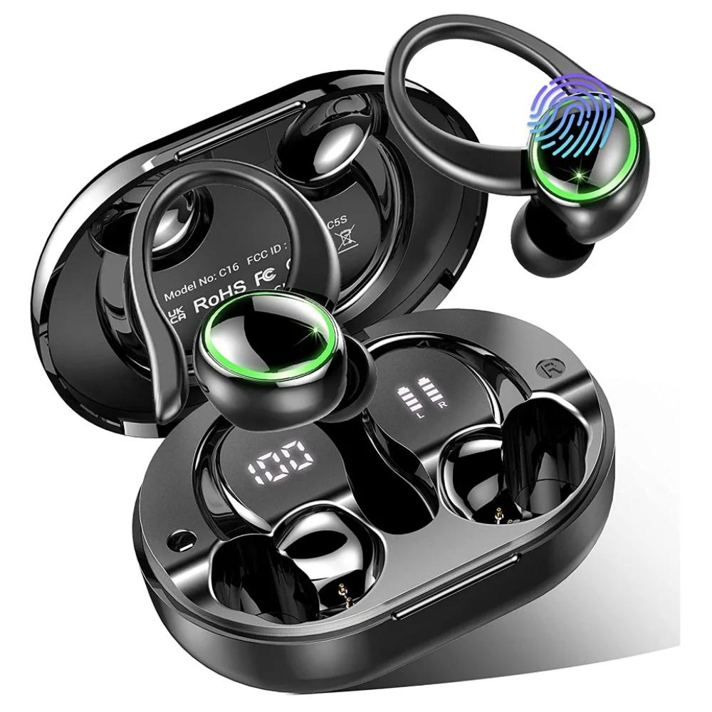 Спортивные наушники TWS Bluetooth 5.3 HIFI Bass Wireless Наушники LED Touch Hands-free чёрный
Спортивные наушники TWS Bluetooth 5.3 HIFI Bass Wireless Наушники LED Touch Hands-free чёрный