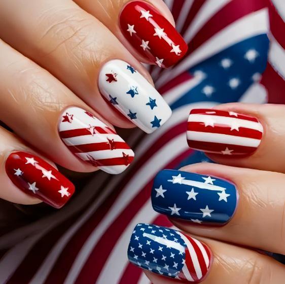 24-Piece Independence Day Star Nail Patches – Wearable & Removable False Nail Extensions Yellow Gel + File
24-Piece Independence Day Star Nail Patches – Wearable & Removable False Nail Extensions Yellow Gel + File