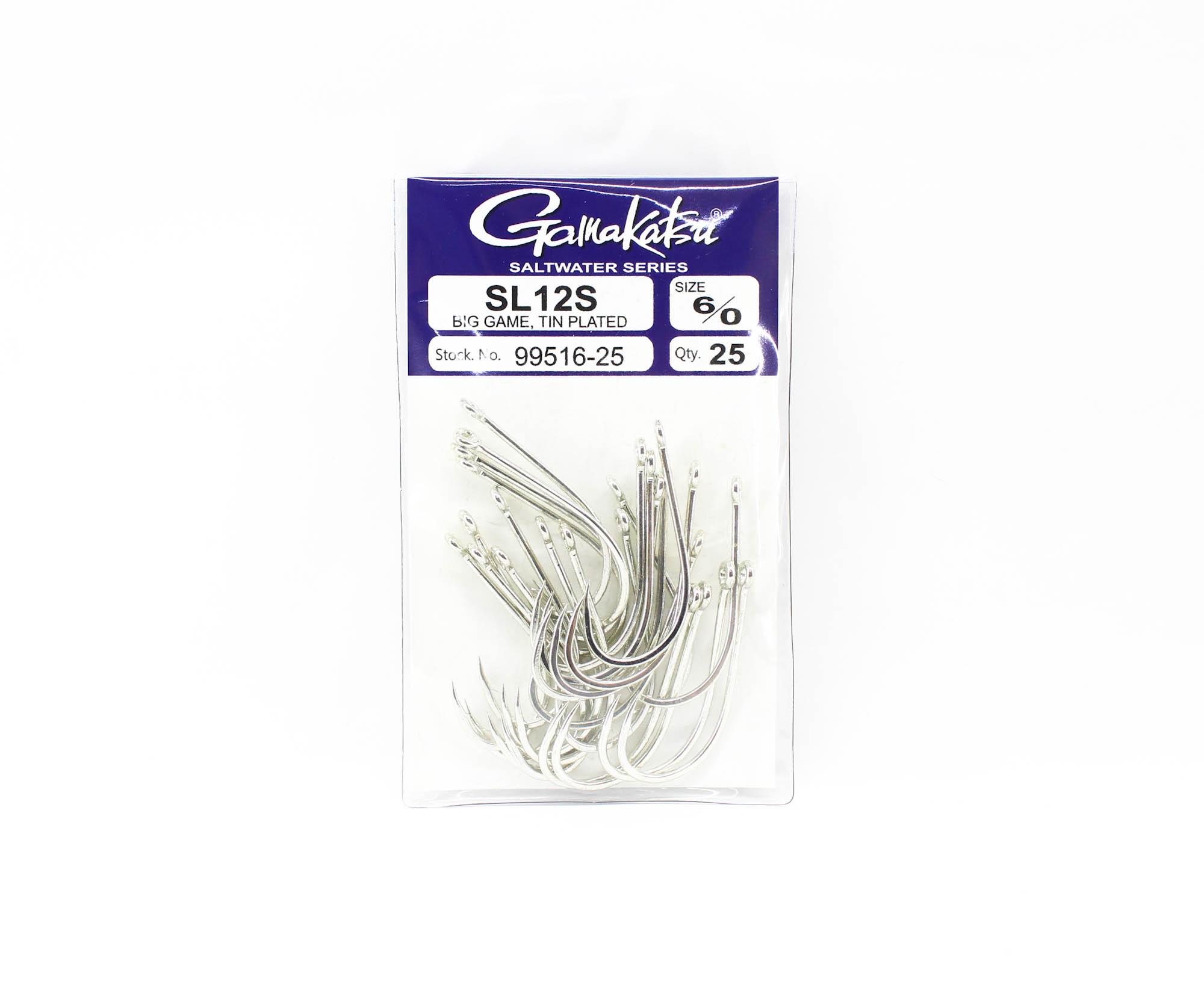Крючок Gamakatsu SL12S Big Game с оловянным покрытием, размер 6/0, 25 шт. в упаковке (6870)
Крючок Gamakatsu SL12S Big Game с оловянным покрытием, размер 6/0, 25 шт. в упаковке (6870)