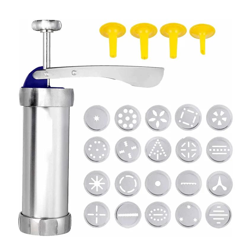 Stainless Steel Cake Cream Decorating Gun Sets Cookie Making Machine Nozzles Mold Pastry Syringe Extruder Kitchen Baking Tools
Stainless Steel Cake Cream Decorating Gun Sets Cookie Making Machine Nozzles Mold Pastry Syringe Extruder Kitchen Baking Tools