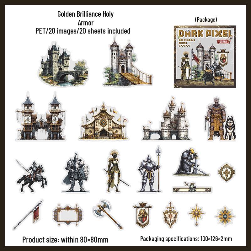 Gothic Scenery Sticker Pack - Dark Pixel Series Journal Decor
Gothic Scenery Sticker Pack - Dark Pixel Series Journal Decor