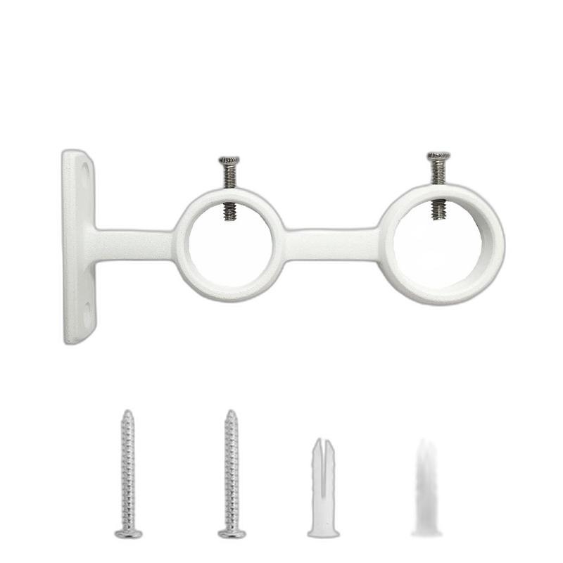 Aluminum Alloy Roman Rods Bracket Double Pole Thickened Hook Ceiling Wall Mounted Curtain Rods Holder White large
Aluminum Alloy Roman Rods Bracket Double Pole Thickened Hook Ceiling Wall Mounted Curtain Rods Holder White large