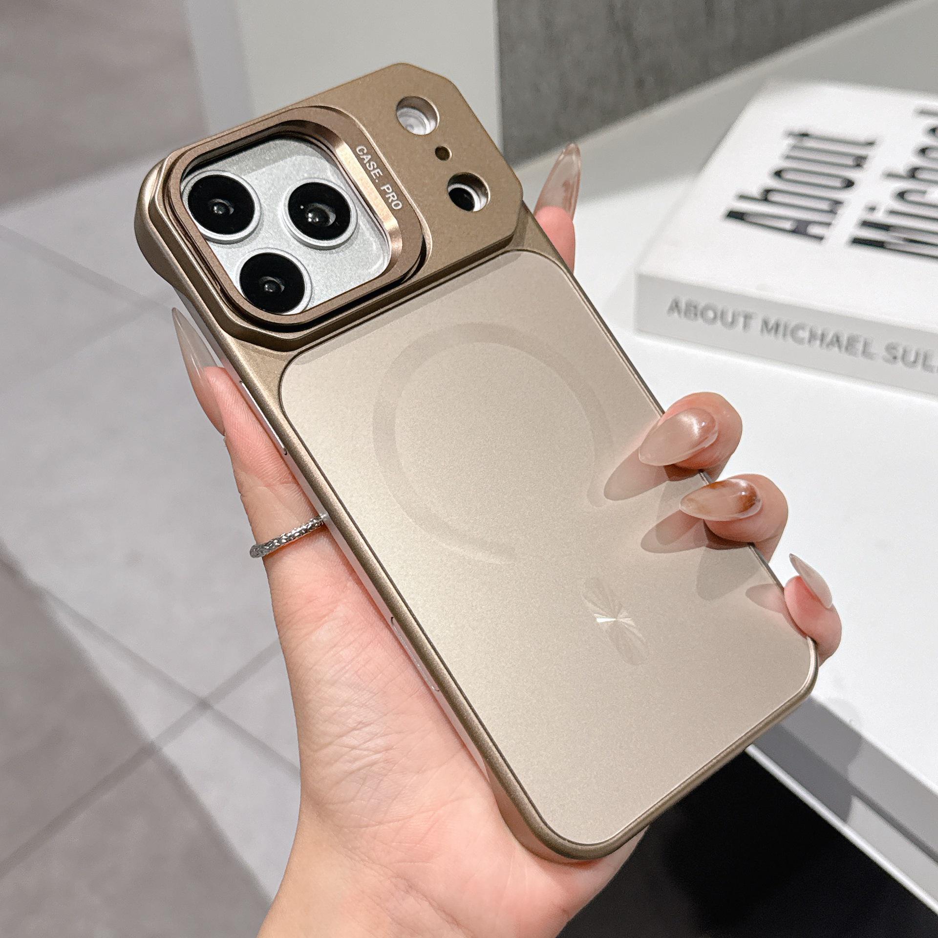 Frameless Matte iPhone 16/17 Promax Magnetic Case with Stand iPhone 17 Pro золотий/пустельний
Frameless Matte iPhone 16/17 Promax Magnetic Case with Stand iPhone 17 Pro золотий/пустельний