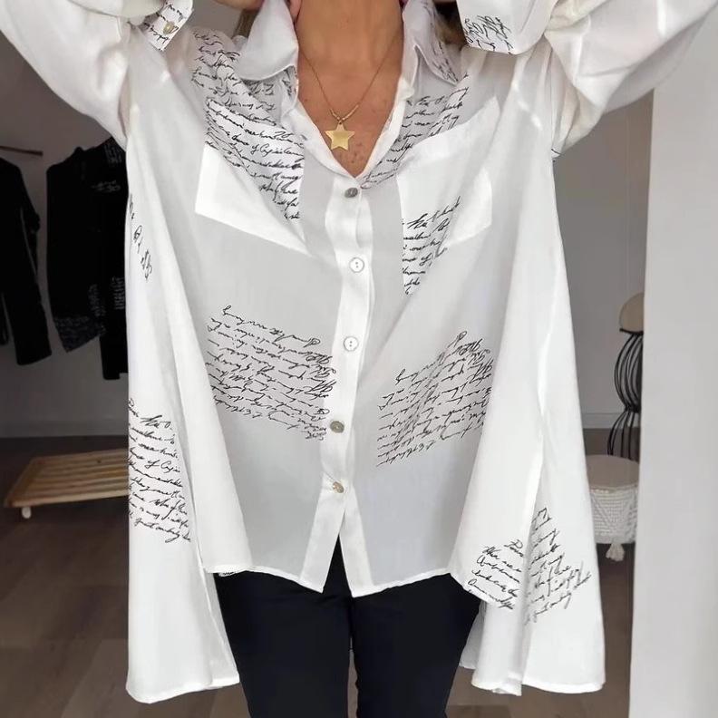 Spring/Summer New Women s Fashion: European & American Print Loose Swallowtail Shirt 4XL
Spring/Summer New Women s Fashion: European & American Print Loose Swallowtail Shirt 4XL