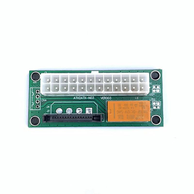 Двойная плата адаптера питания Psu со светодиодом Atx 24Pin для стартера синхронизации Sata
Двойная плата адаптера питания Psu со светодиодом Atx 24Pin для стартера синхронизации Sata