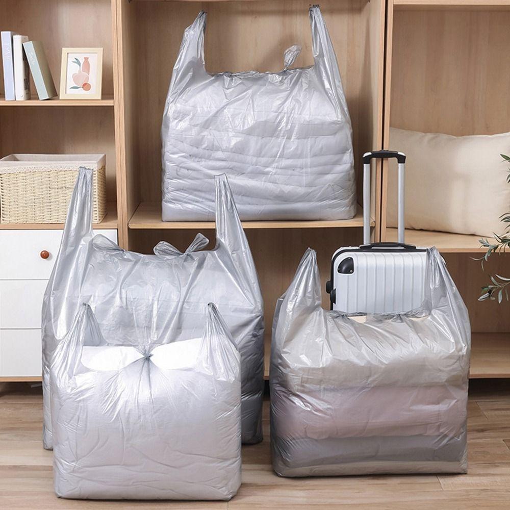 10Pcs Silver Grey Moving Packing Bag Plastic Garbage Bag Clothes Quilt Storage Bag for Home 75x95cm серебряный серый
10Pcs Silver Grey Moving Packing Bag Plastic Garbage Bag Clothes Quilt Storage Bag for Home 75x95cm серебряный серый