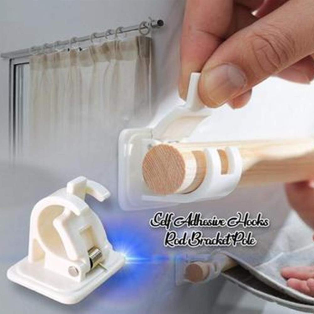 Самоклеящийся кронштейн для стержня с крючком
Самоклеящийся кронштейн для стержня с крючком