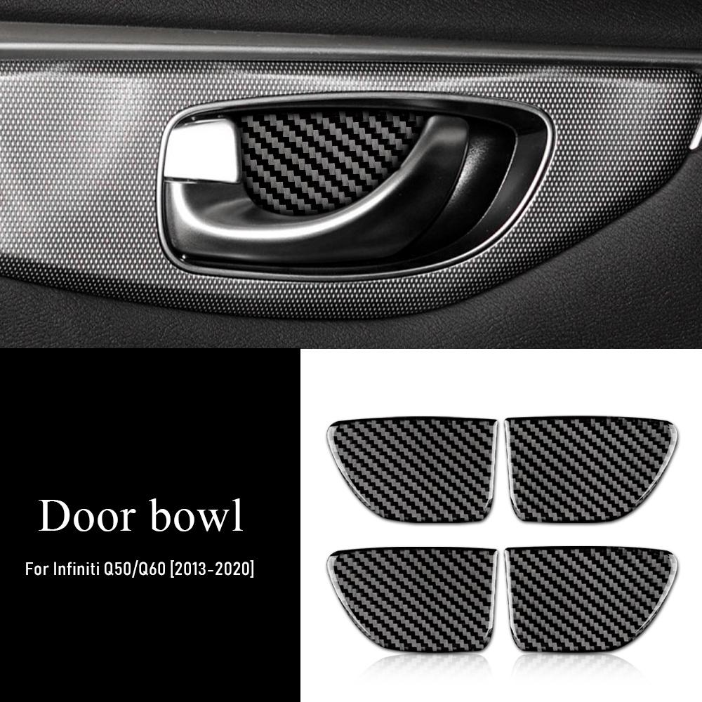 Real Soft Carbon Fiber for Infiniti Q50 Q60 2013 2014 2015 2016 2017 2018 2019 2020 Interior Trim Car Door Handle Bowl Sticker
Real Soft Carbon Fiber for Infiniti Q50 Q60 2013 2014 2015 2016 2017 2018 2019 2020 Interior Trim Car Door Handle Bowl Sticker