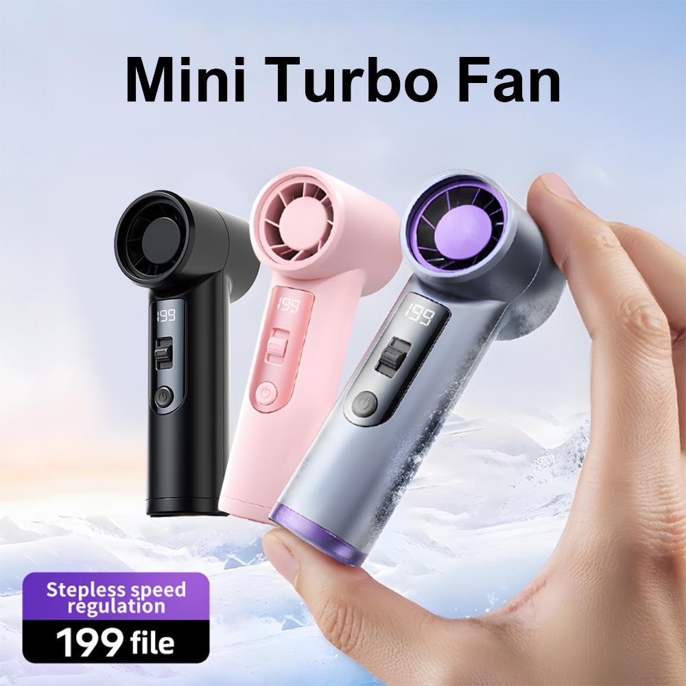 Rechargeable Electric Handheld Fan 199 Speeds Adjustable Portable Outdoor Mini Air Cooling Turbo Fan Personal Fan with Lanyard жовтий
Rechargeable Electric Handheld Fan 199 Speeds Adjustable Portable Outdoor Mini Air Cooling Turbo Fan Personal Fan with Lanyard жовтий