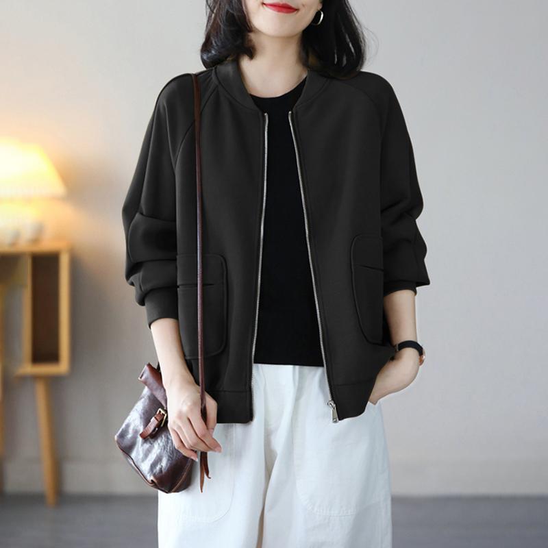 ZANZEA Womens Casual Round Neck Long Sleeve Zipper Jackets 3XL чорний
ZANZEA Womens Casual Round Neck Long Sleeve Zipper Jackets 3XL чорний