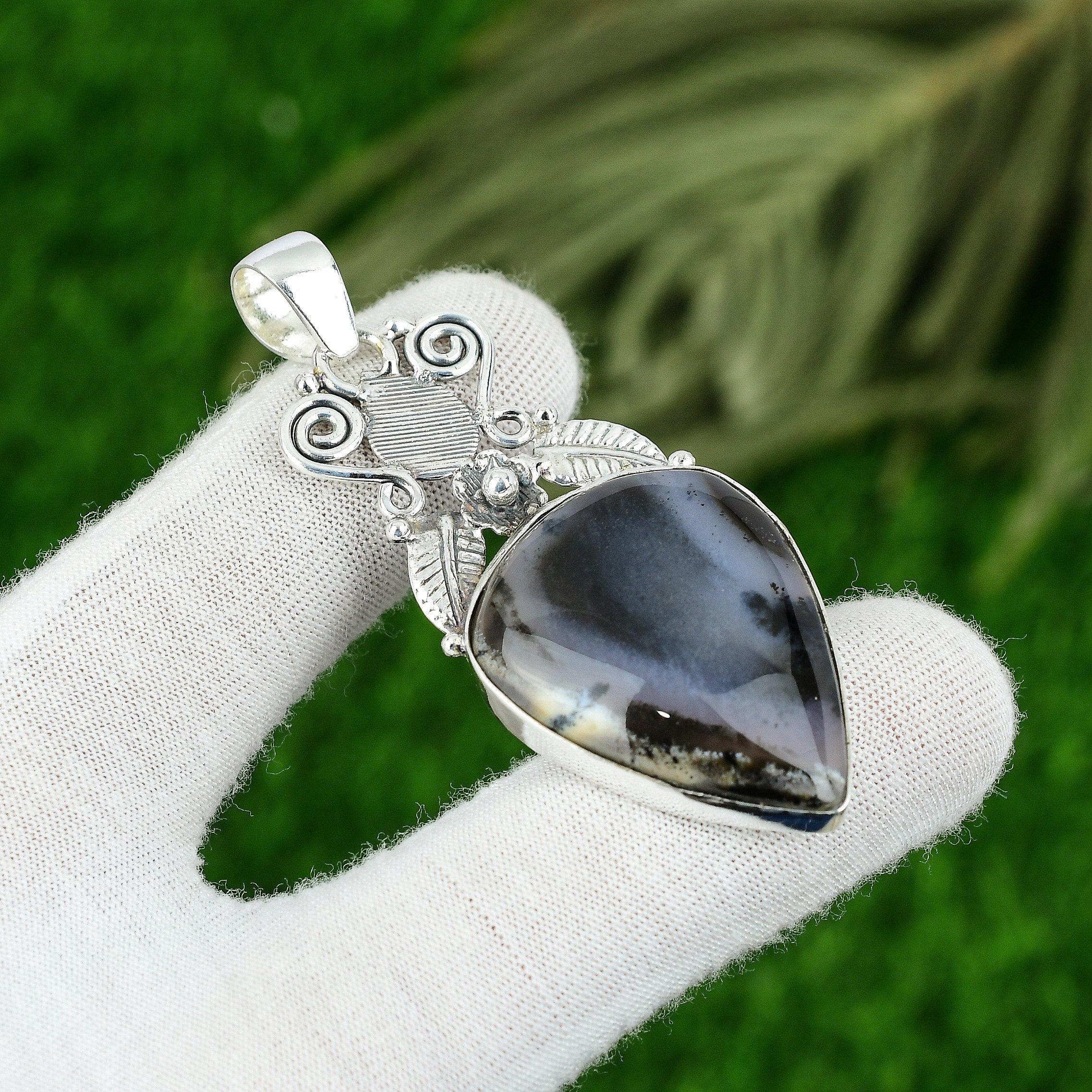 Распродажа ко Дню матери Серебро 925 пробы Дендритовый опал Драгоценный камень День рождения Новый кулон
Распродажа ко Дню матери Серебро 925 пробы Дендритовый опал Драгоценный камень День рождения Новый кулон