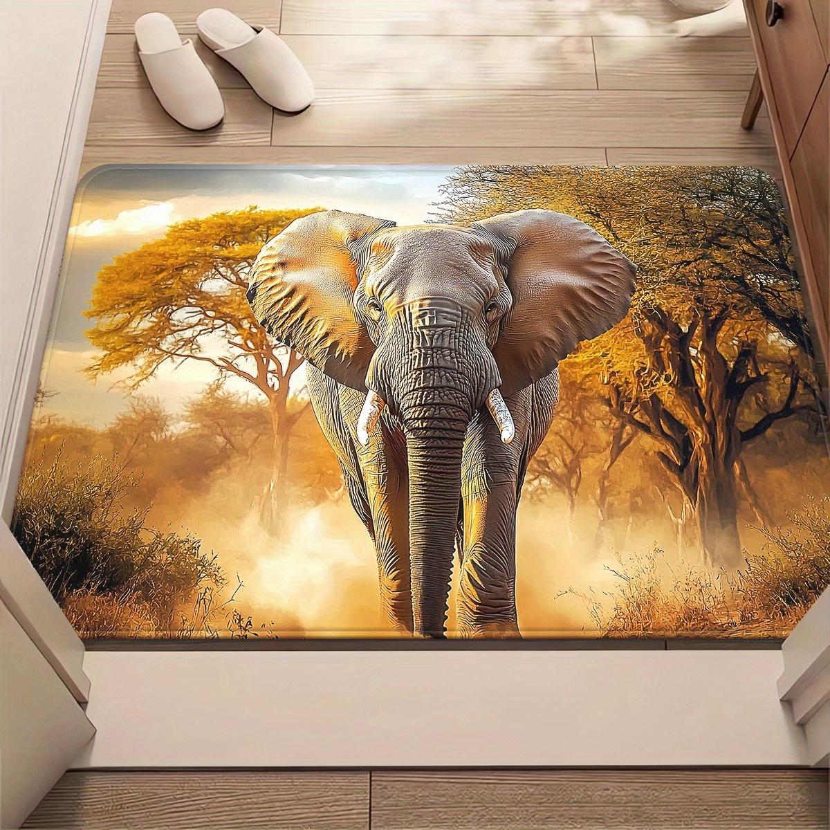 1pc Wild Elephant Safari Doormat Non-Slip Absorbent Microfiber Rug for Bathroom Bedroom Living Room Entryway 40x60cm
1pc Wild Elephant Safari Doormat Non-Slip Absorbent Microfiber Rug for Bathroom Bedroom Living Room Entryway 40x60cm