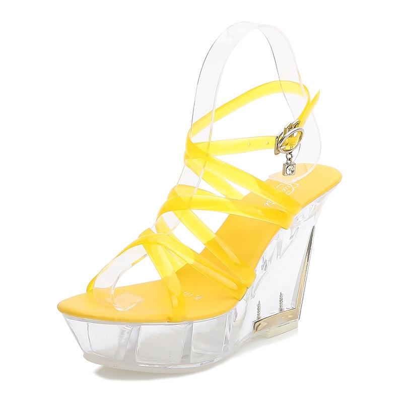 Летние модные туфли на высоком каблуке для танцев на пилоне, женские сандалии на танкетке с кристаллами, свадебные туфли для банкетов LFD-1101-9 43 жёлтый
Летние модные туфли на высоком каблуке для танцев на пилоне, женские сандалии на танкетке с кристаллами, свадебные туфли для банкетов LFD-1101-9 43 жёлтый