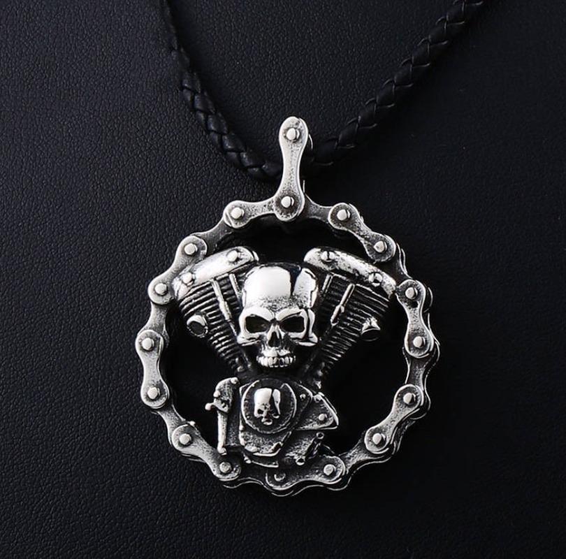 Cool Heavy Duty Skull Motorcycle Engine Chain Metal Pendant Rope Chain Men Biker Punk Rock Party Jewelry
Cool Heavy Duty Skull Motorcycle Engine Chain Metal Pendant Rope Chain Men Biker Punk Rock Party Jewelry