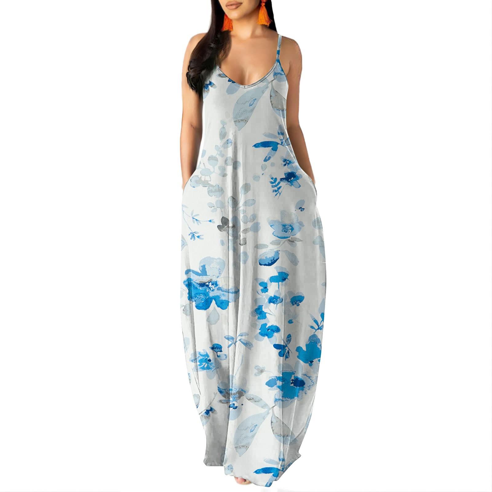 Women s Dress Sleeveless Casual Length Floor-length Dress S
Women s Dress Sleeveless Casual Length Floor-length Dress S