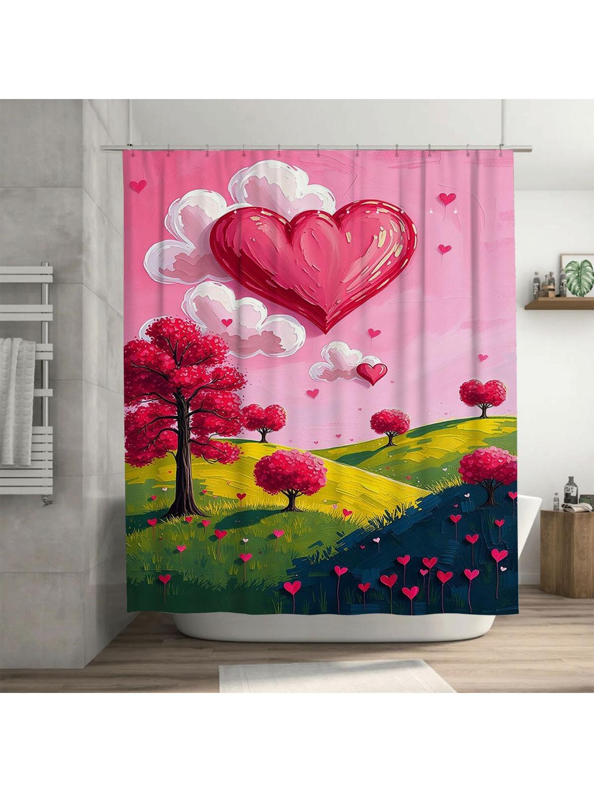 Romantic Heart Landscape Waterproof Shower Curtain Heat Resistant Machine Washable Non-Transparent 180x180cm 90X180cm(35x70in)
Romantic Heart Landscape Waterproof Shower Curtain Heat Resistant Machine Washable Non-Transparent 180x180cm 90X180cm(35x70in)