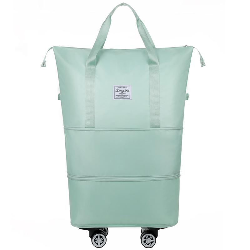 Dry and wet separation, large-capacity double-layer expansion, moving bag with wheels, short-distance play can be set, tie rod travel bag зелений
Dry and wet separation, large-capacity double-layer expansion, moving bag with wheels, short-distance play can be set, tie rod travel bag зелений