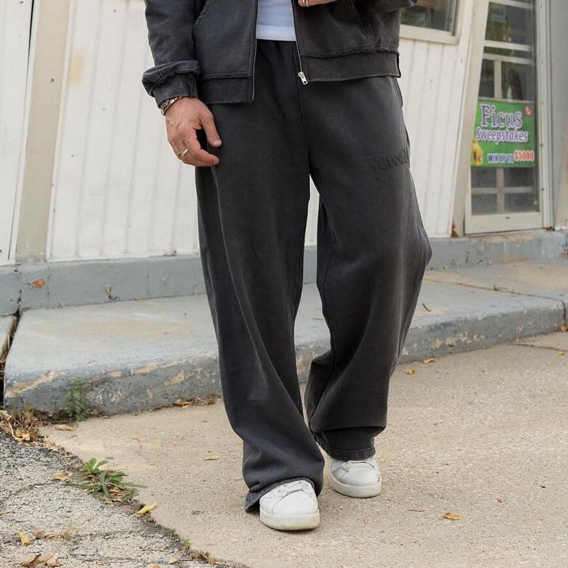 Чоловічі спортивні штани YOUNGLA з важкої бавовни - Повсякденний вільний крій, об ємний принт, ідеальні для осені/зими. L деревне вугілля/сірий колір
Чоловічі спортивні штани YOUNGLA з важкої бавовни - Повсякденний вільний крій, об ємний принт, ідеальні для осені/зими. L деревне вугілля/сірий колір